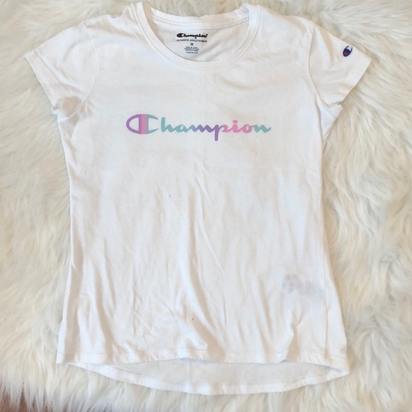 pastel champion t shirt